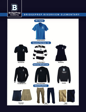BridgePrep Academy's 2026-2027 school uniforms can now be purchased at Ibiley Uniforms!