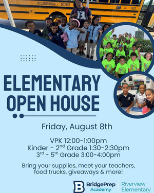  Join us for our Elementary Open House on August 8th! ✨