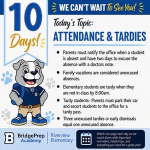  10 Days Until the First Day of School! 