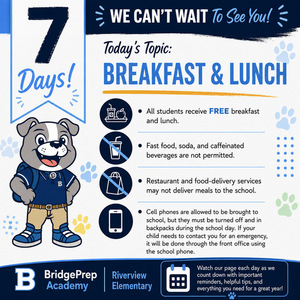 7 Days Until the First Day of School! 