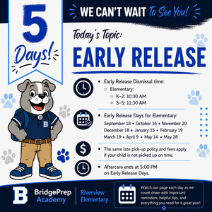 5 Days Until the First Day of School! 